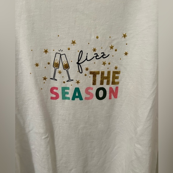 J Crew Graphic Tee Fizz The Season Size Small NWT - Picture 2 of 11